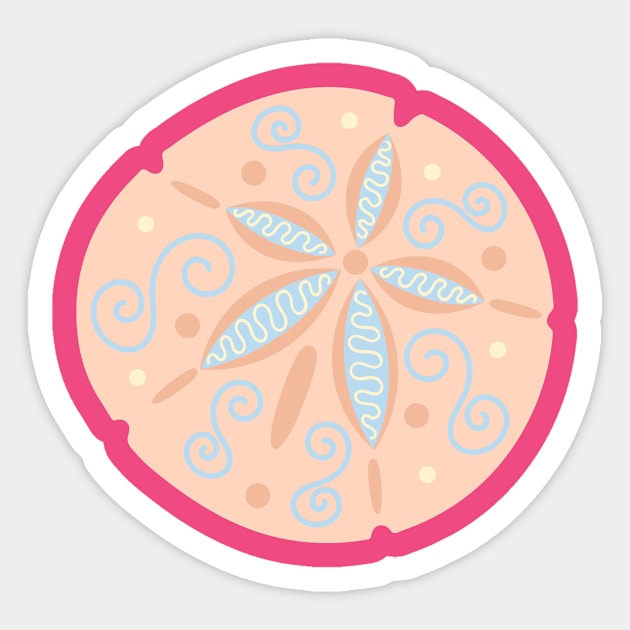 Sand Dollar Sticker by Red Bayou